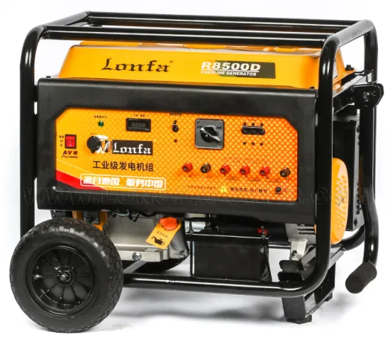 2kw 2kVA 2000W 3kw 3kVA 3000W 5kw 5kVA 5000W 6kw 6kVA 6000W 7kVA 7kw 7000W 8kw 8kVA 10kVA Silent Power Portable Petrol Gasoline Generator with Handle and Wheels